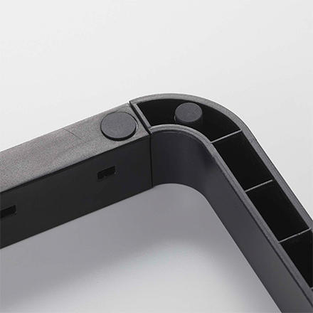 tower タワー シンク下 伸縮鍋蓋&フライパンスタンド ブラック 3841