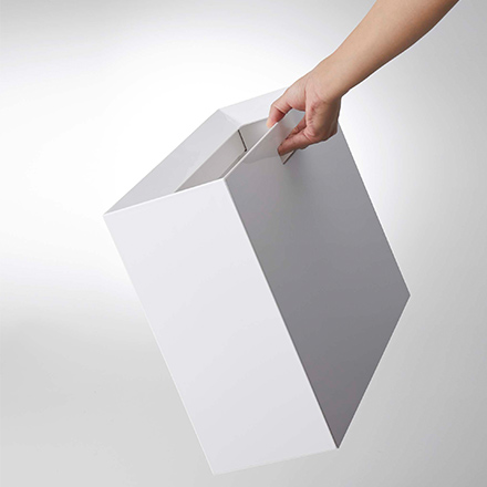 tower タワー トラッシュカン ワイド ホワイト 4494