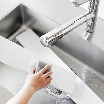 tower タワー 奥行伸縮排気口カバー 60cmコンロ用 ホワイト 4562