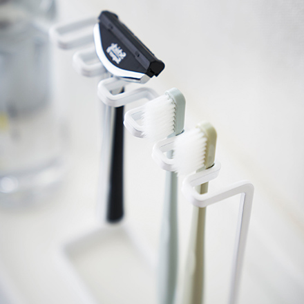 tower タワー 歯ブラシスタンド 5連 ホワイト 4698
