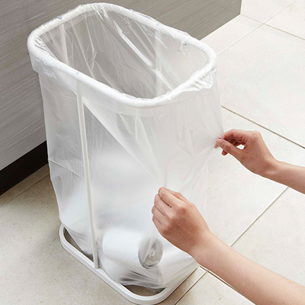 LUCE ルーチェ 分別ゴミ袋ホルダー ホワイト 7552