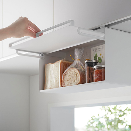 tower タワー 戸棚下ブレッドケース ホワイト 10256