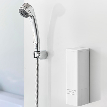 tower タワー 下から出るマグネットディスペンサー ボディーソープ ホワイト 10294