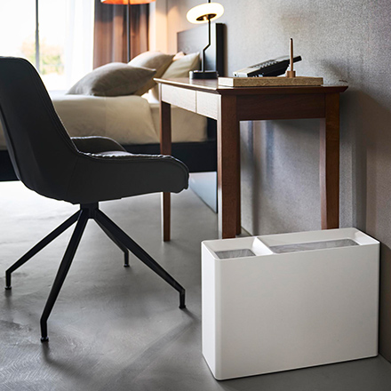 tower タワー スーパー・コンビニ弁当がそのまま入る分別ダストボックス ホワイト 10354