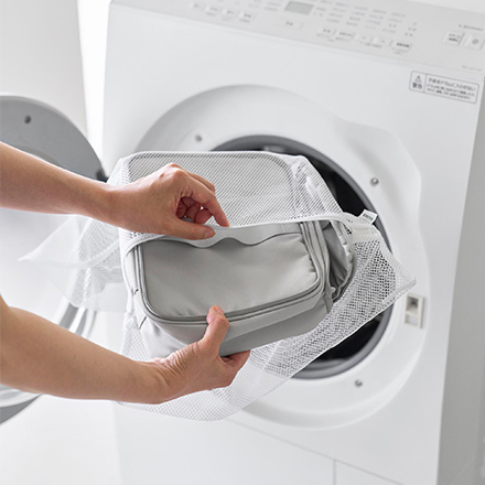 tower タワー セパレートできる横からパッとランチバッグ ライトグレー 10727