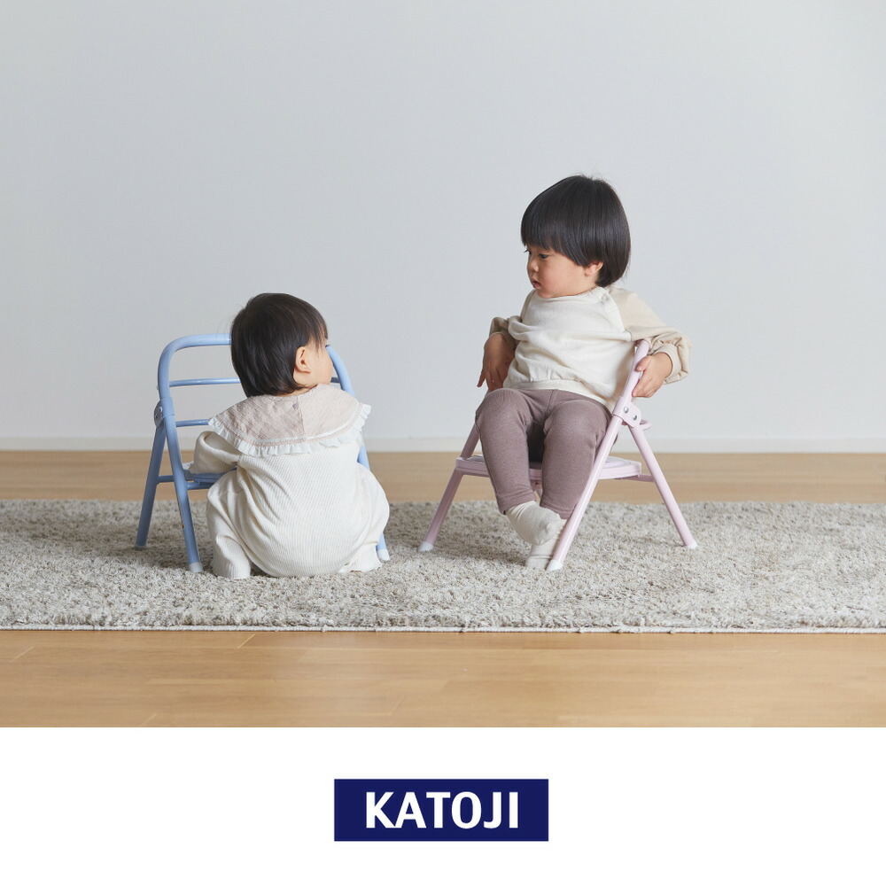 KATOJI カトージ 折りたたみパイプイス ピンク
