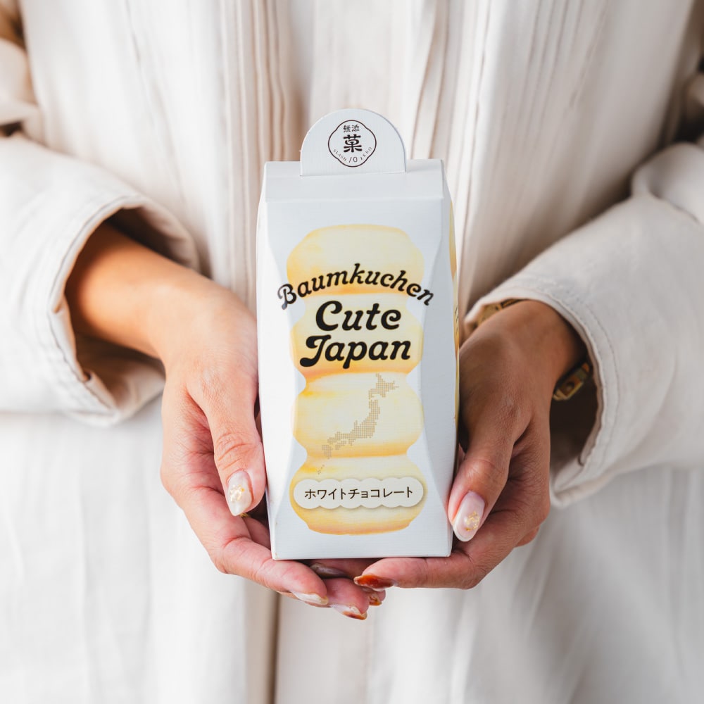 ユーハイム バームクーヘン スイーツ バウムクーヘンキュートジャパン ホワイトチョコレート