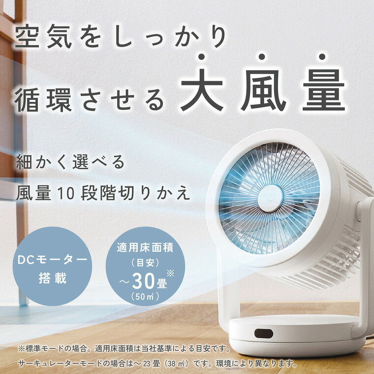 象印 2WAYサーキュレーター RC-AA30 グレー ホワイト サーキュレーター 扇風機 / ホワイト