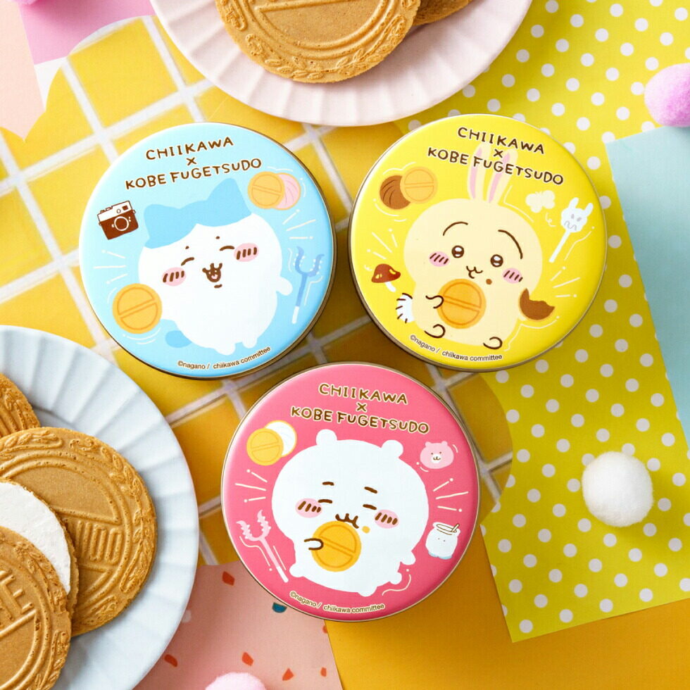 神戸風月堂 ちいかわ ミニゴーフル 3缶入