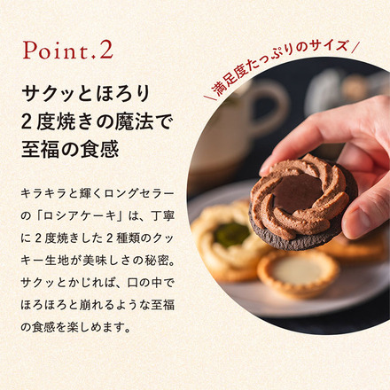 カフェスマイルセット 34個 中山製菓 ロシアケーキ