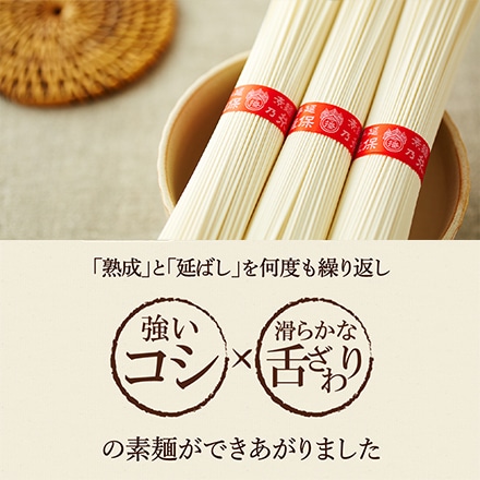 そうめん 揖保乃糸 新物 上級品 赤帯(20束)（いぼのいと 素麺） メーカー包装済　B5