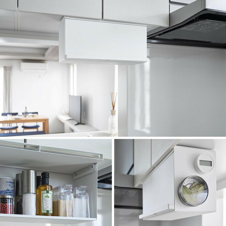 tower 戸棚下ブレッドケース タワー 山崎実業 10256 10257 / ブラック