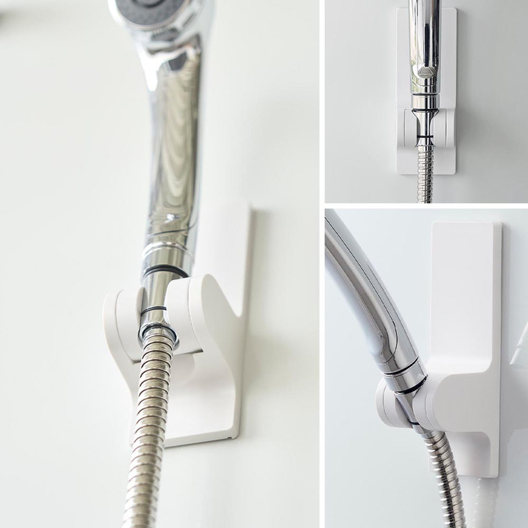 角度が調節できるマグネットシャワーホルダー タワー 山崎実業 tower 10286 10287 ホワイト ブラック / ホワイト