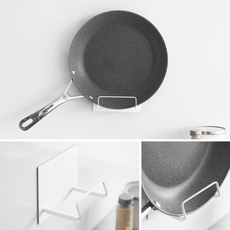 山崎実業 tower マグネットフライパンホルダー タワー 10405 10406 / ホワイト