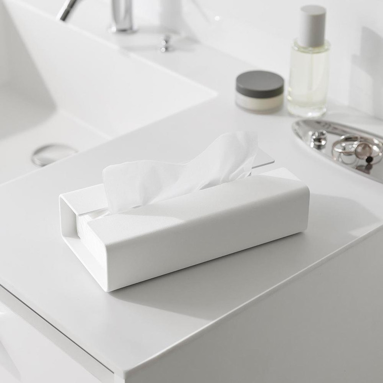 tower 入れ替え簡単ソフトパックティッシュケース タワー 山崎実業 10450 10451 / ブラック