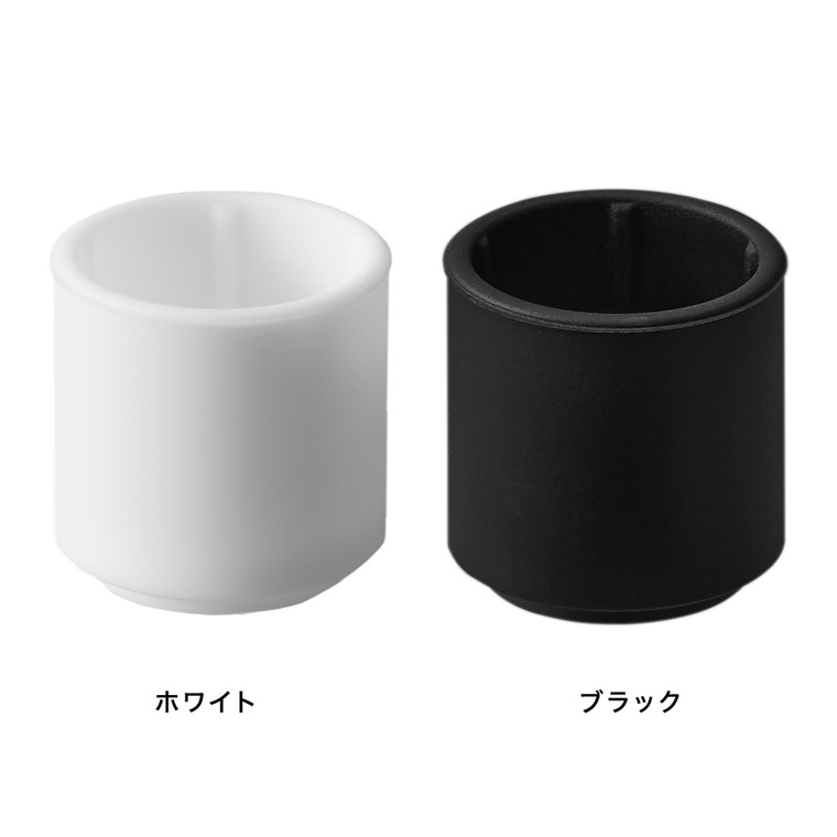 tower マグネット印鑑&リップホルダー タワー 2個組 山崎実業 10731 10732 / ホワイト