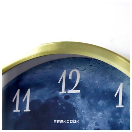 発光月型掛け時計 12888n23 ブラック