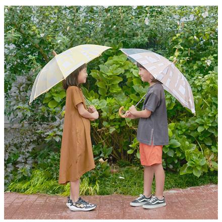 392plusm キッズ傘 45cm 50cm 手開き傘50cm check.OFF