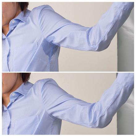 綿100% 脇汗ガードブラ Lサイズ ベージュ