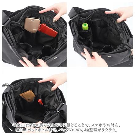 aneLLo アネロ TO GO 10POCKETS SHOLDER BAG ATS0661Z ATS0661Z BGY.ブルーグレー