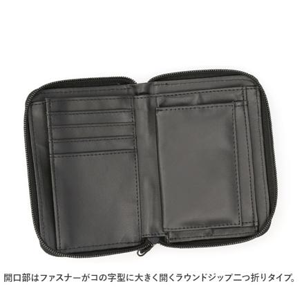 BEN DAVIS ベンデイビス SMOOTH ROUND WALLET BDW-8294 財布 BLACK/BLACK