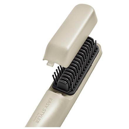 EaSy StyLer USB HEAT BRUSH ヘアアイロン シルバー