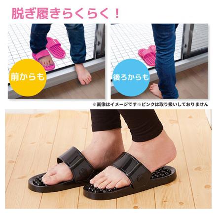 どっちもOKサンダル DSanDaL レギュラー（23-25ｃM） ブラック