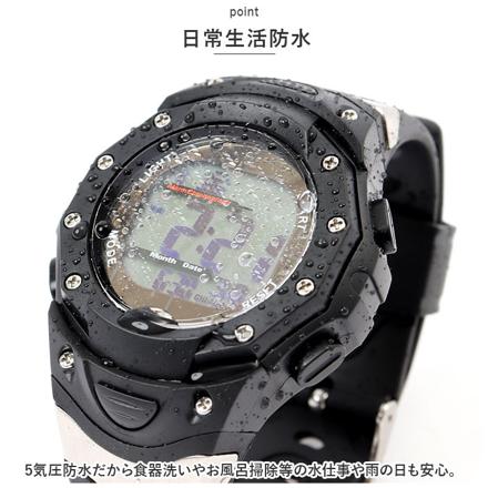 フォルミア FORMIA デジタルウオッチ 腕時計 ブラック