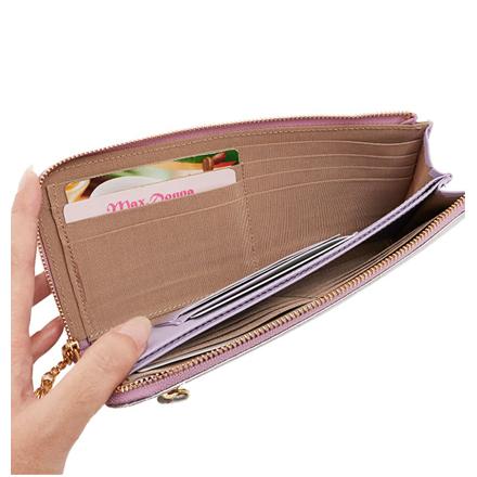 フィーナ L字ファスナー 長財布 92.シルバー