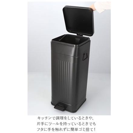 GaLva ガルバ スクエアダストボックス 30L ダストボックス マットホワイト