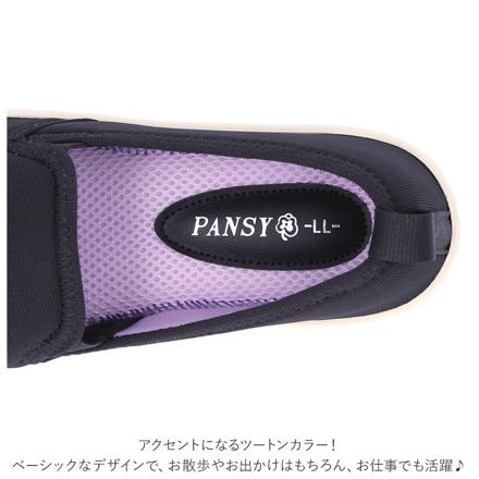 panSy パンジー 2103 軽量レディーススリッポン S(22-22.5cM) ブラック