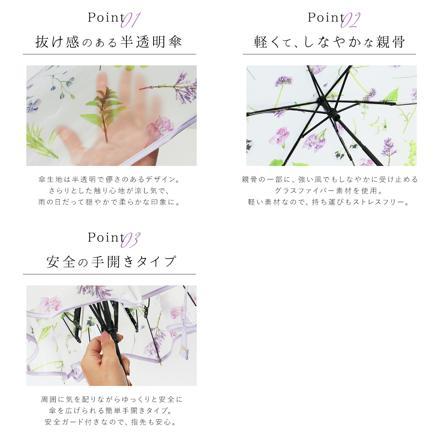 ワールドパーティー W by Wpc. Planticaビニール折りたたみ傘 ブルー