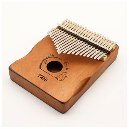 カリンバ 21キー pmyka06 ブラウン