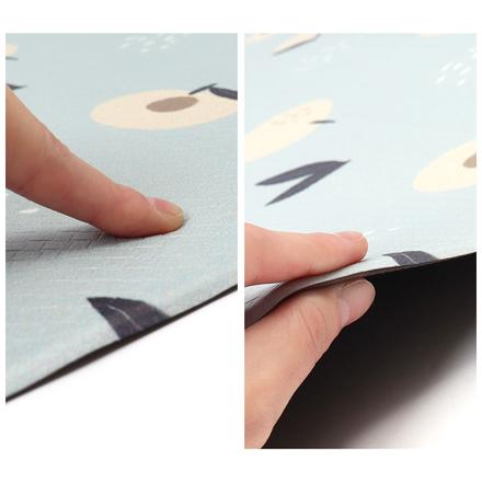 拭けるPVC 耳長トイレマット 80×60 ニュアンス