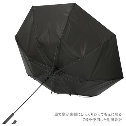 UPF50 雨晴兼用 長傘65cM 雨晴兼用長傘 ラインボーダーネイビー