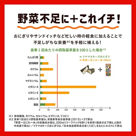 カゴメ 野菜一日これ一本 190g缶×30本入|野菜 野菜ジュース 100%ジュース 無添加