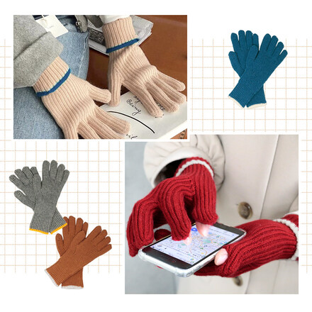 MILASIC スマホ手袋 ブルー TN-GVLIN-BU