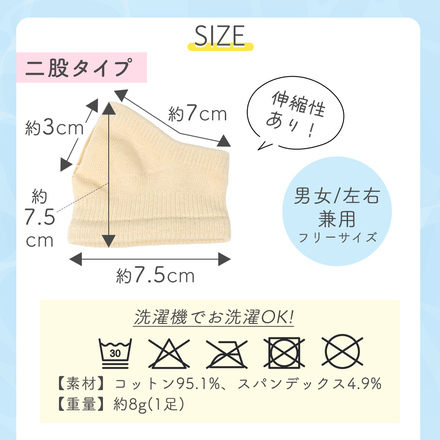 MILASIC サンダル ソックス 2足セット ＋ホワイト 1足 E-五本指ピンク×ベージュ TN-SDSK-E