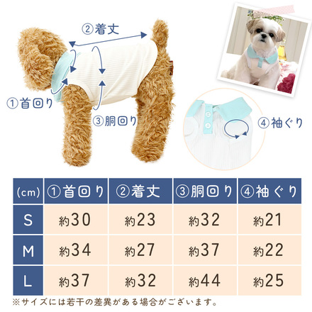 MILASIC ドッグウェア 2着セット A-スイートブルーセット Mサイズ TN-DOCL-A-M