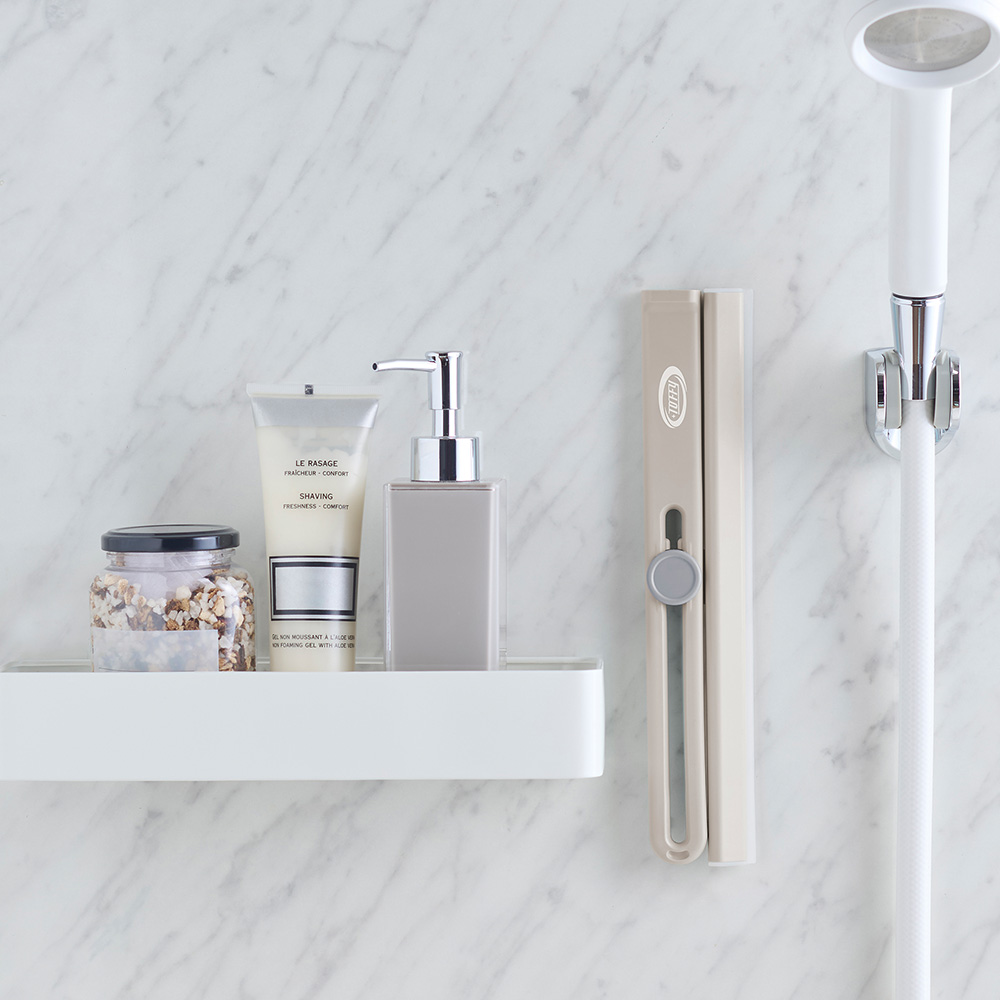 Toffy マグネットスキージー折りたたみ式 CL-MSQ2-GE グレージュ