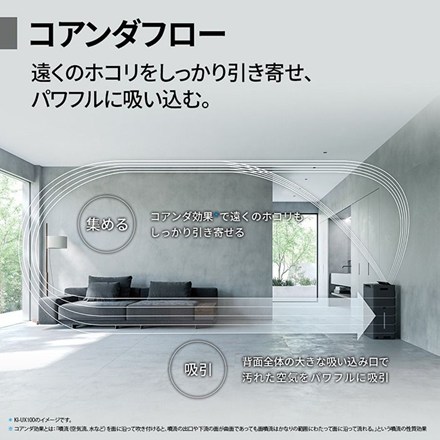 SHARP シャープ 空気清浄機 KI-UX75-W ホワイト系 プラズマクラスター NEXT 花粉対策 風邪対策 脱臭 除菌