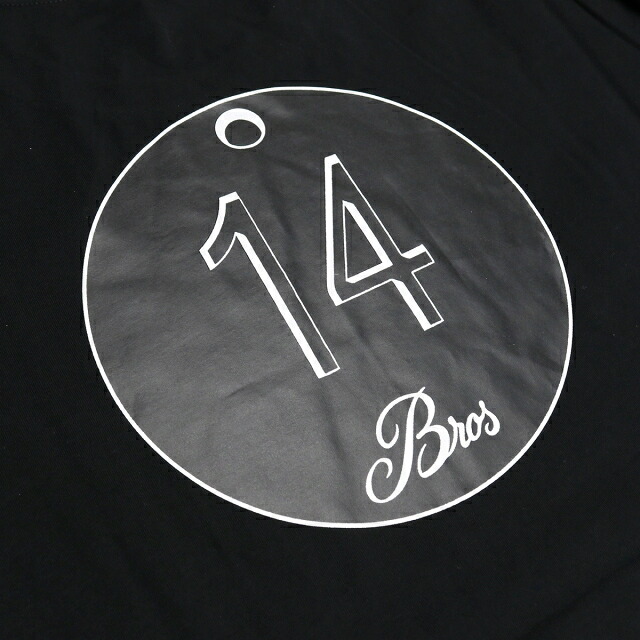 フォーティーンブロ Tシャツ メンズ 14BROS コットン100% イタリア 12679A3062B16 NERO ブラック ファッション 選べるモデル プレゼント 実用的
