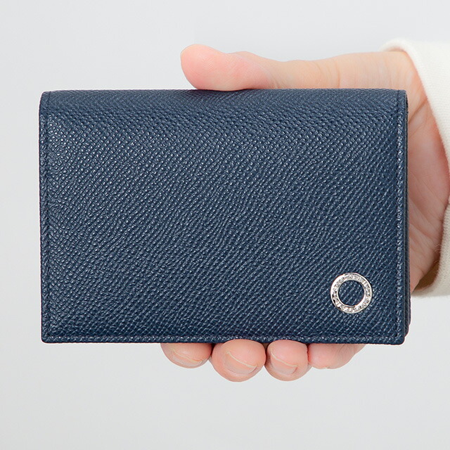 ブルガリ 名刺入れ メンズ BVLGARI 280299 DSAP ネイビー ブランド 高級 おしゃれ プレゼント 実用的
