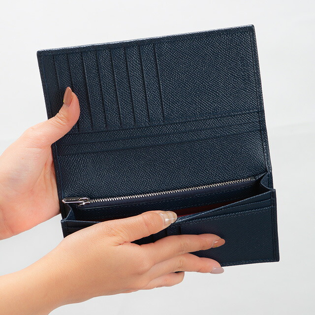 ブルガリ 長財布 メンズ ブランド BVLGARI 283811 ネイビー ウォレット 高級 おしゃれ プレゼント 実用的