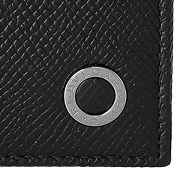 ブルガリ 二つ折り財布 二折財布 メンズ ブランド BVLGARI 288273 BLK ブラック/レッド