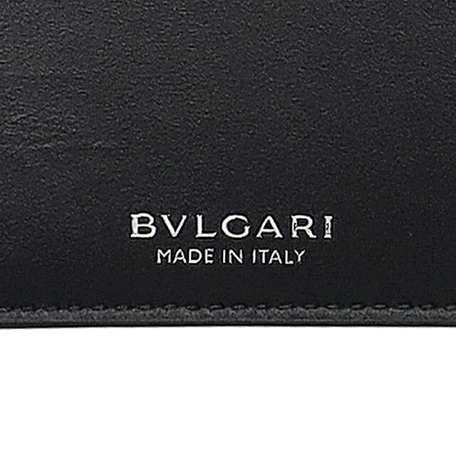 ブルガリ 二つ折り財布 二折財布 レディース ブランド BVLGARI 292714 BLK ブラック
