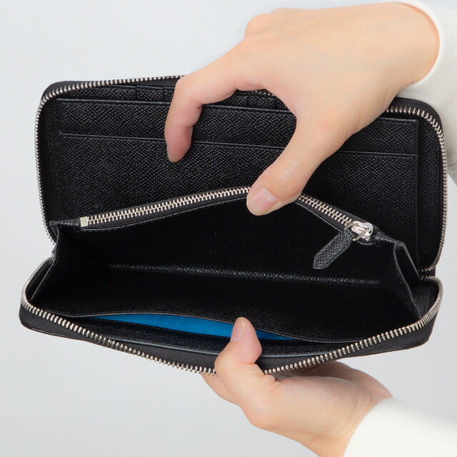 ブルガリ 財布 オーガナイザー メンズ BVLGARI レザー 36710 BLK ブラック ウォレット ブランド 高級 おしゃれ プレゼント 実用的