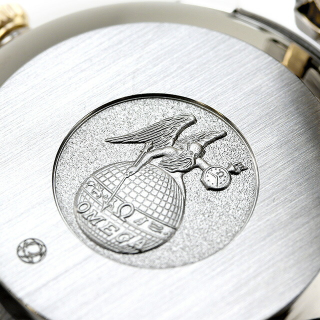 オメガ デビル プレステージ 37mm 自動巻き K18 腕時計 メンズ ダイヤモンド OMEGA 424.20.37.20.58.002 アナログ イエロー ゴールド スイス製 高級 ブランド おしゃれ 防水 プレゼント 男性 実用的