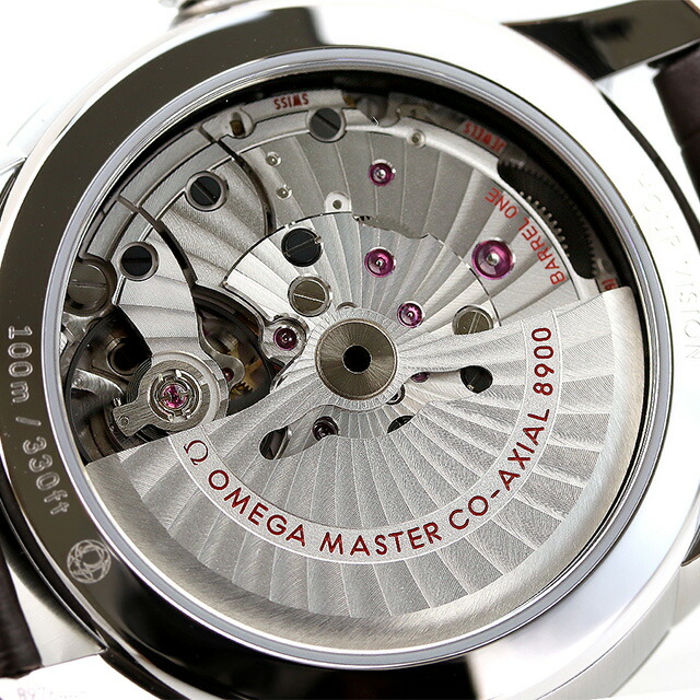 オメガ デビル アワービジョン 41mm 自動巻き 腕時計 メンズ 革ベルト OMEGA 433.13.41.21.10.001 アナログ ブラウン ダークブラウン スイス製 高級 ブランド おしゃれ 防水 プレゼント 男性 実用的