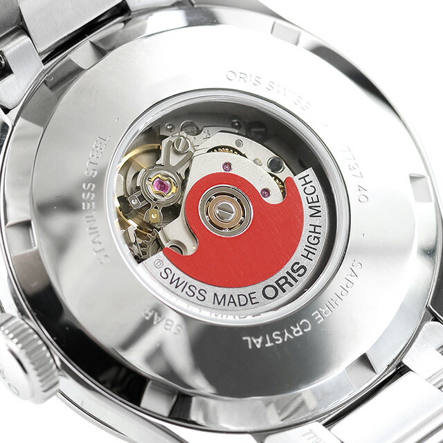 オリス ビッククラウン 34mm 自動巻き 腕時計 ブランド メンズ レディース ダイヤモンド ORIS 01 531 7797 4094-07 8 17 06 アナログ ブラック 黒 スイス製 高級 おしゃれ 防水 プレゼント 実用的